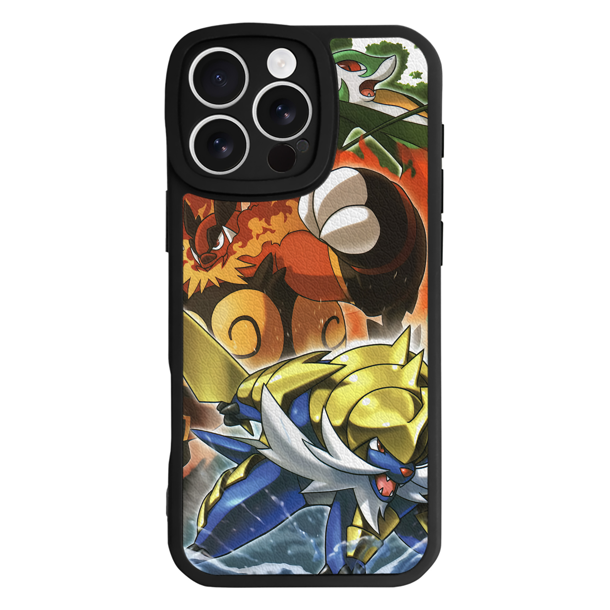 （画像用） ポケットモンスター Pokémon 【iPhone 16シリーズ対応】シリコンスマホケース（レザー調） 材質：シリコン